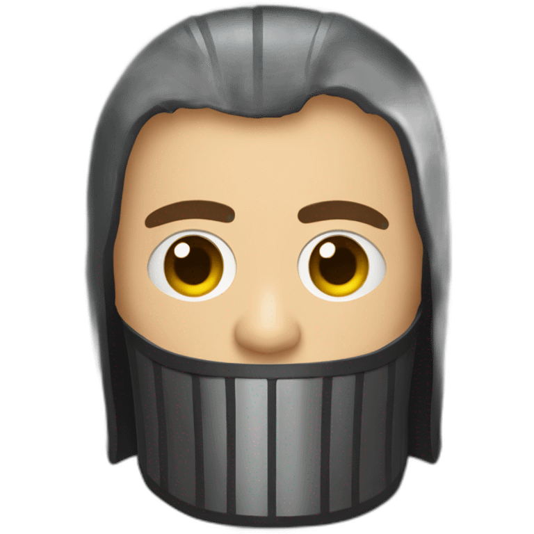 Dark vador buvant une bière  emoji