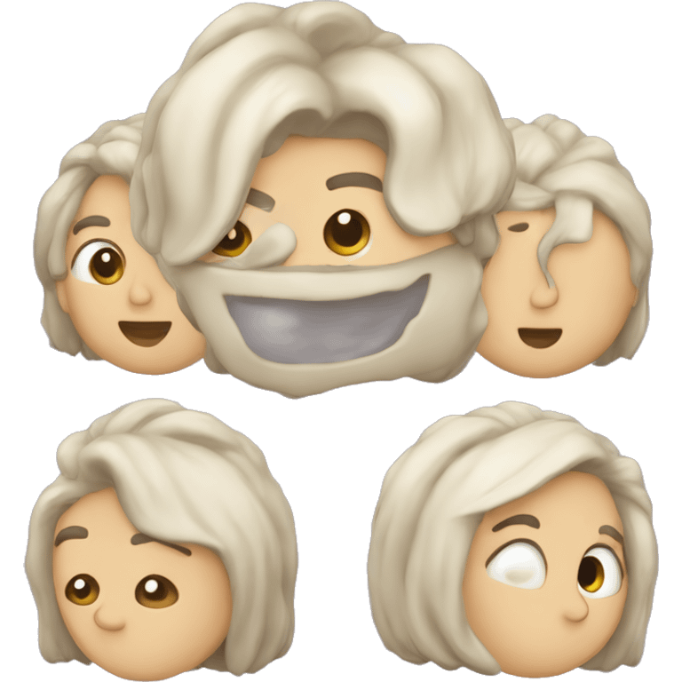 Troca de coração por cérebro  emoji