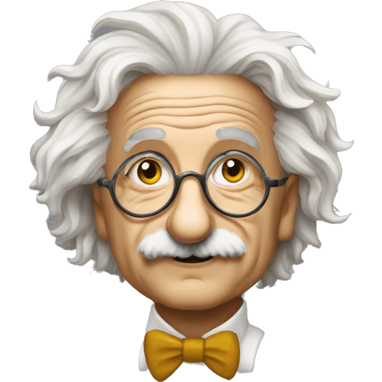 albert einstein star form glasses emoji