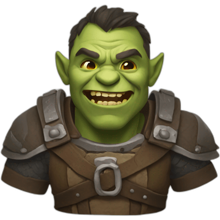 Happy orc emoji