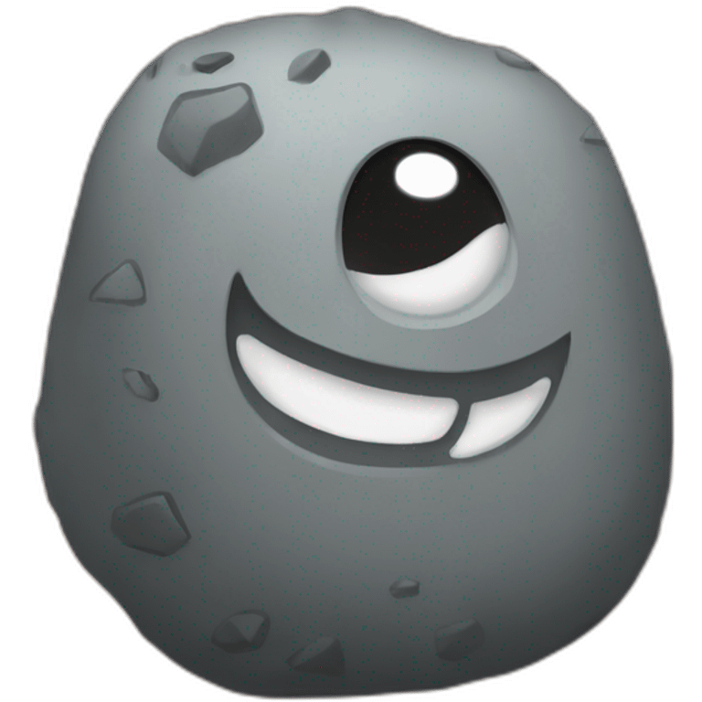 Prompt Your pet rock just won a talent show! 😎 Show me the emoticon you'd use to express your rock's victory. emoji