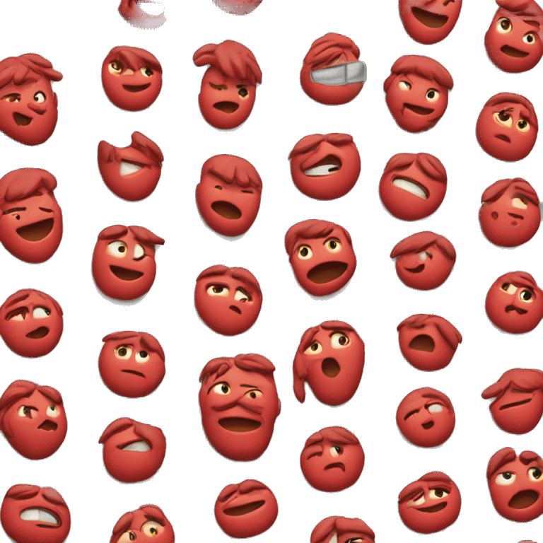 Red iPhone 11 emoji