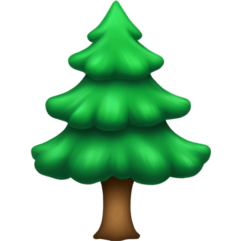 Cozy Christamas green tree emoji