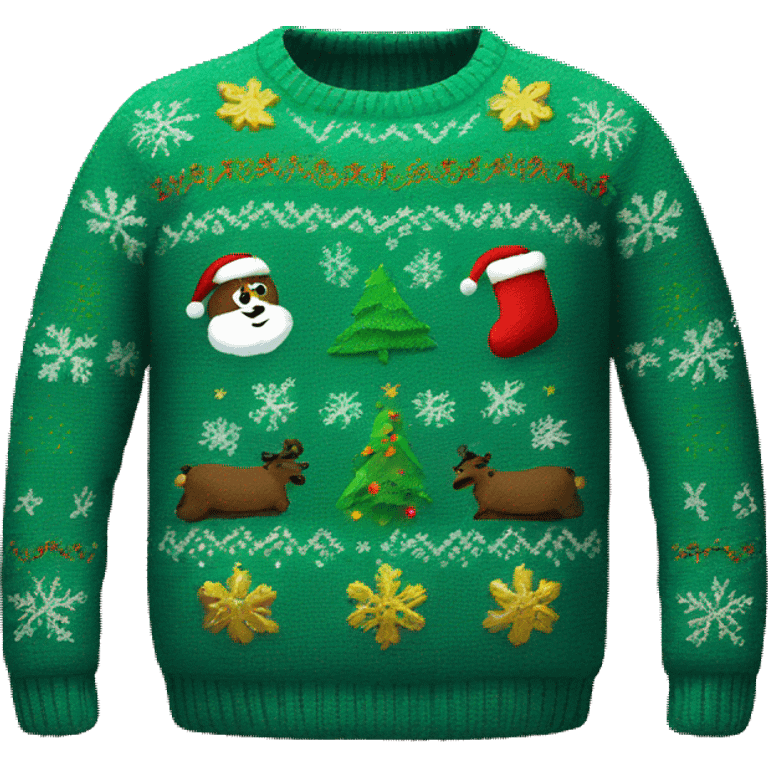 christmas sweater emoji