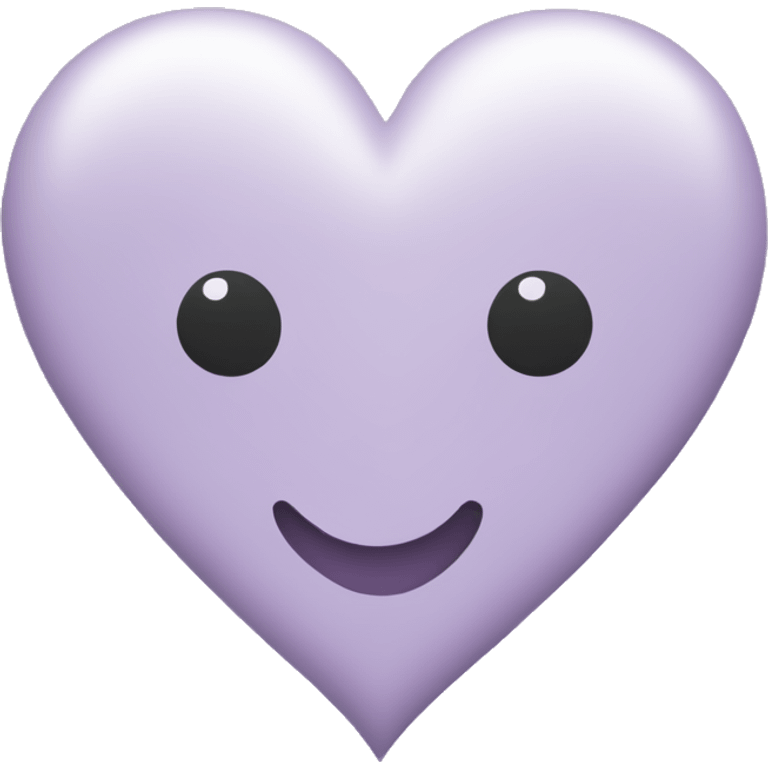 Lavender purple heart emoji