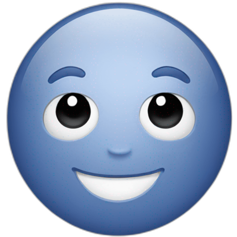 smiling facebook emoji