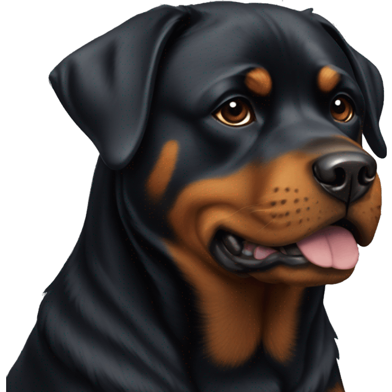 Rottweiler dog emoji