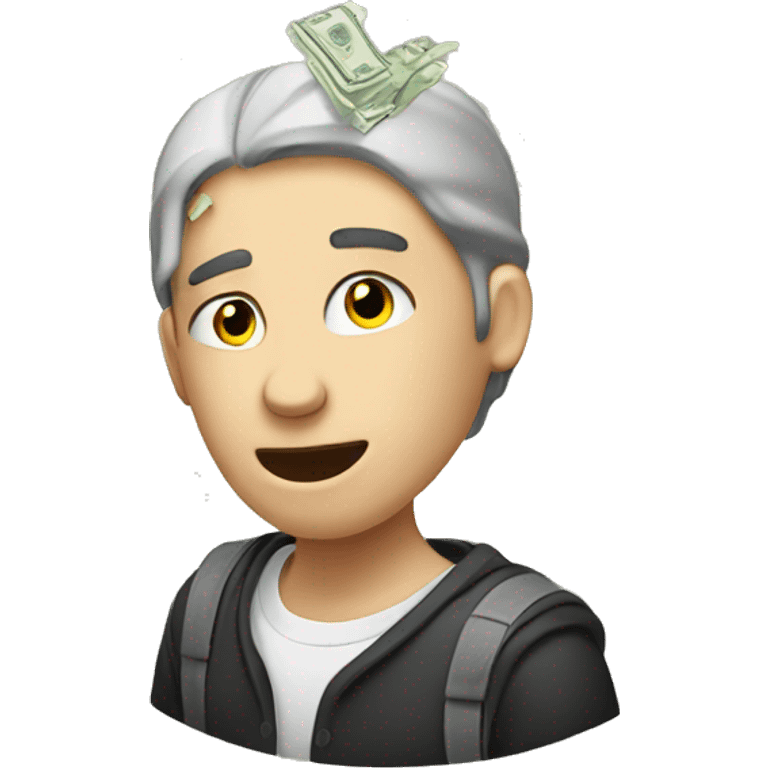 student broken money  emoji