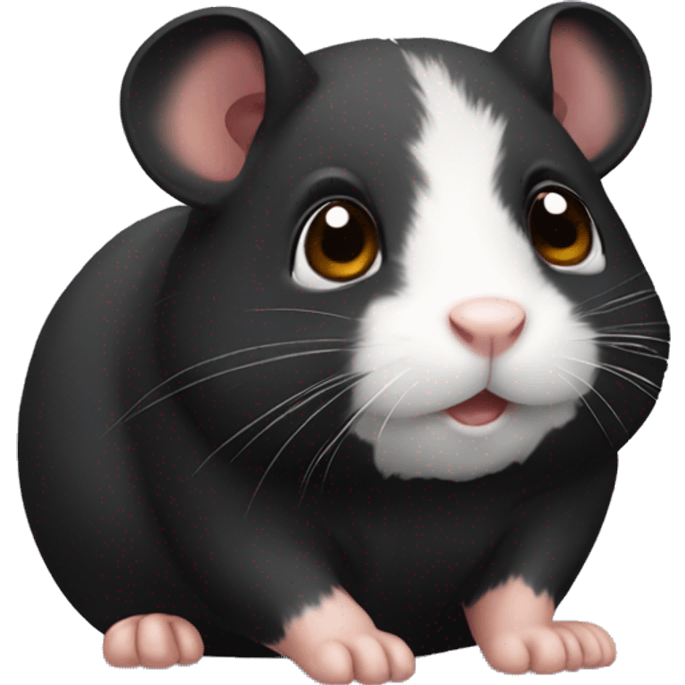 black hamster emoji