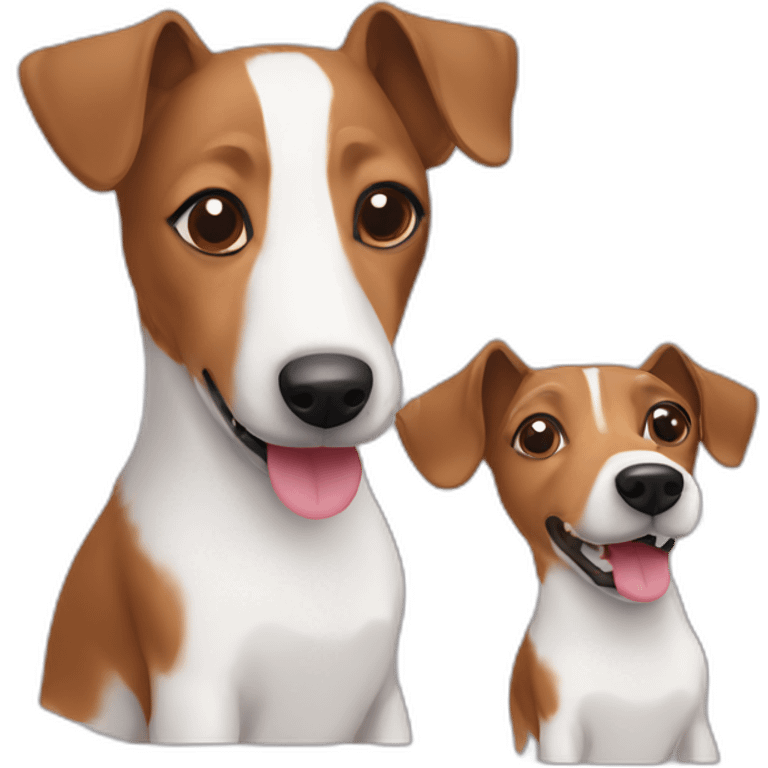 Jack russel and teckel mix emoji