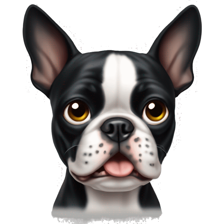 Annoying Boston terrier  emoji