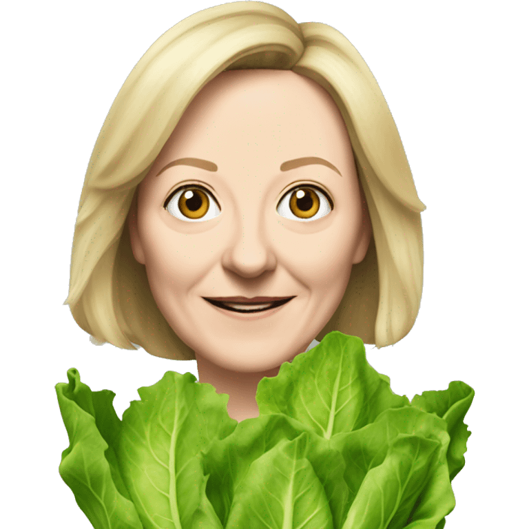 A lettuce outliving MP liz truss  emoji