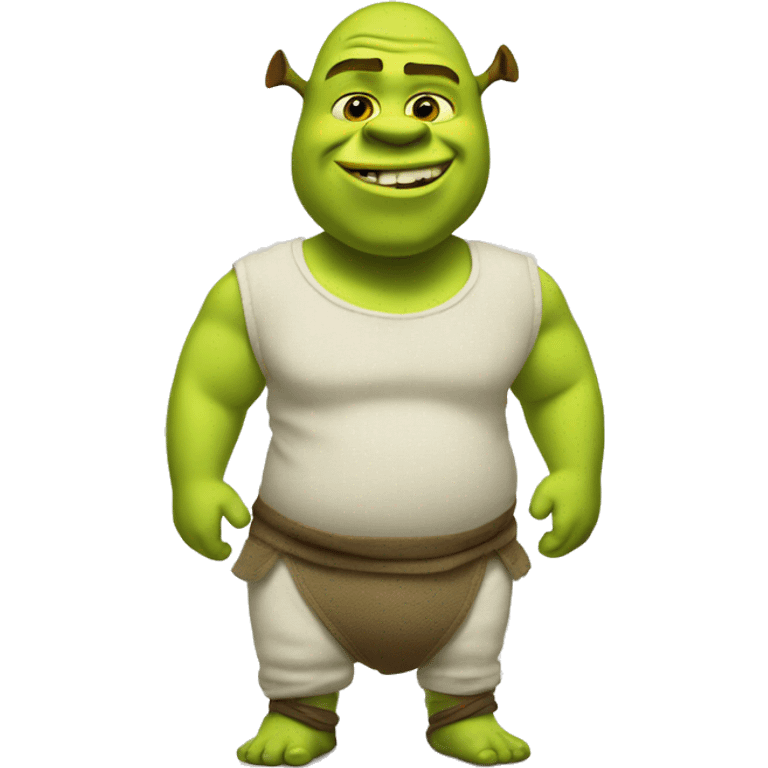 Shrek in diapers emoji