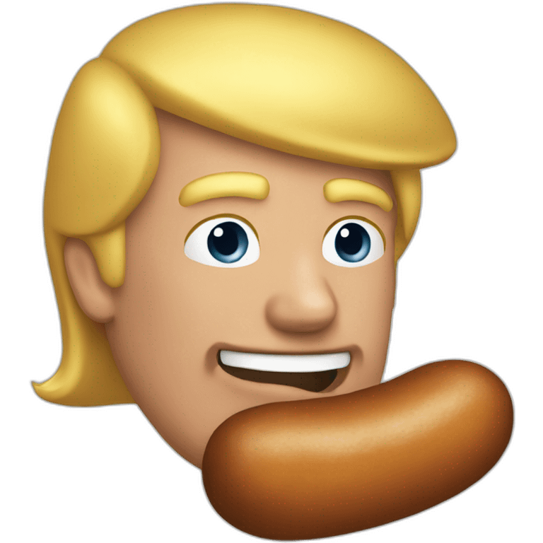 trump-riding-sausage emoji