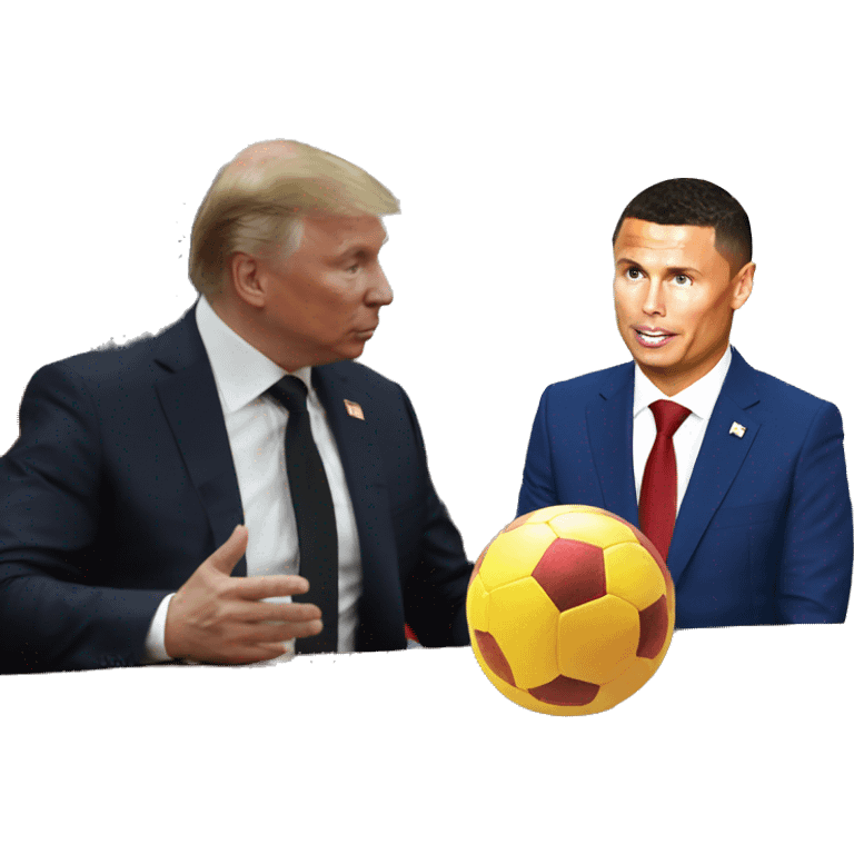 Vladimir Poutine parle à Ronaldo  emoji