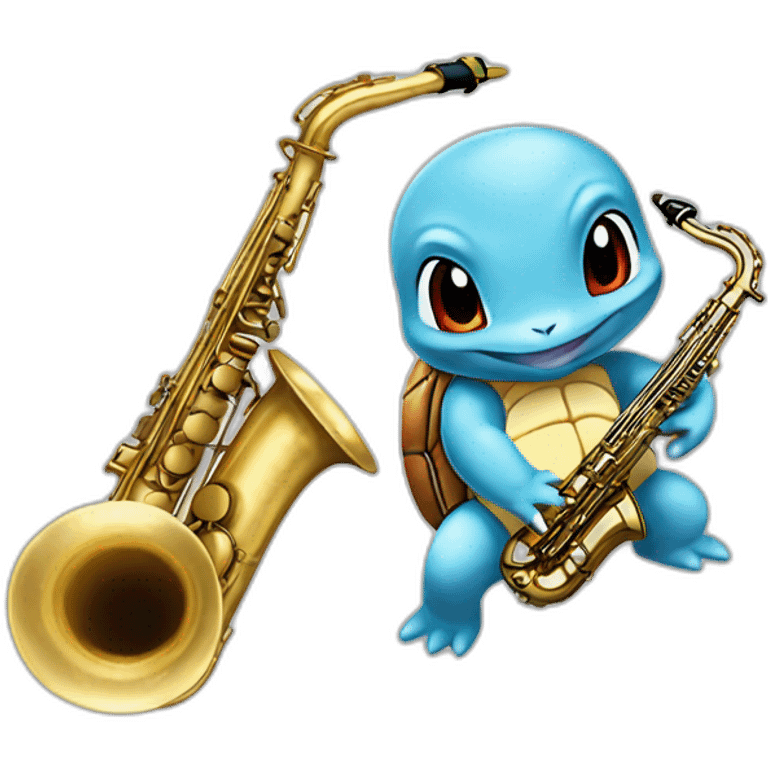 Squirtle+Sax emoji