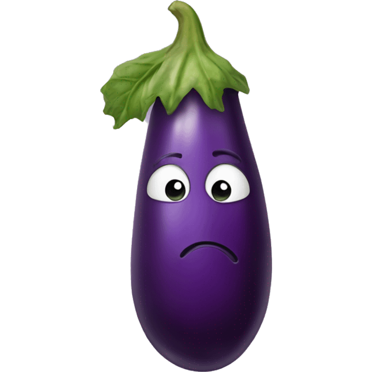 Eggplant sweating  emoji