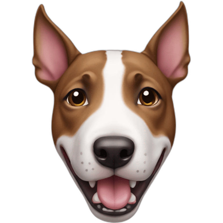 bull terrier fun emoji