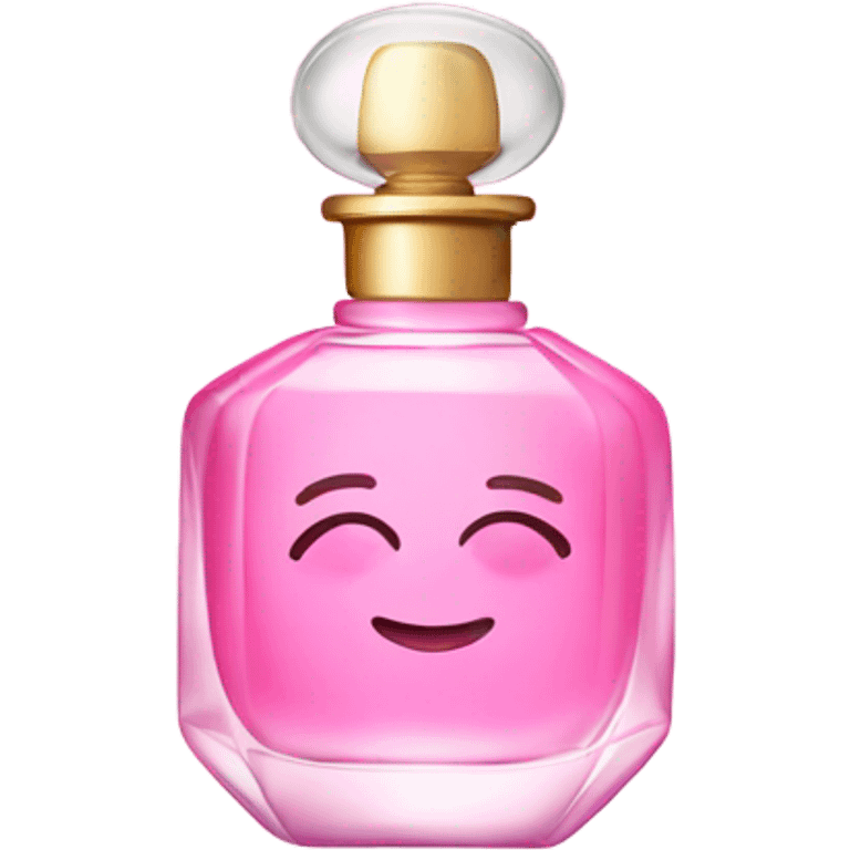 Cute pink perfume  emoji