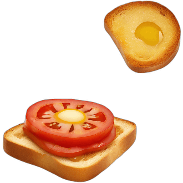 Tomato toast with oil, Catalan emoji