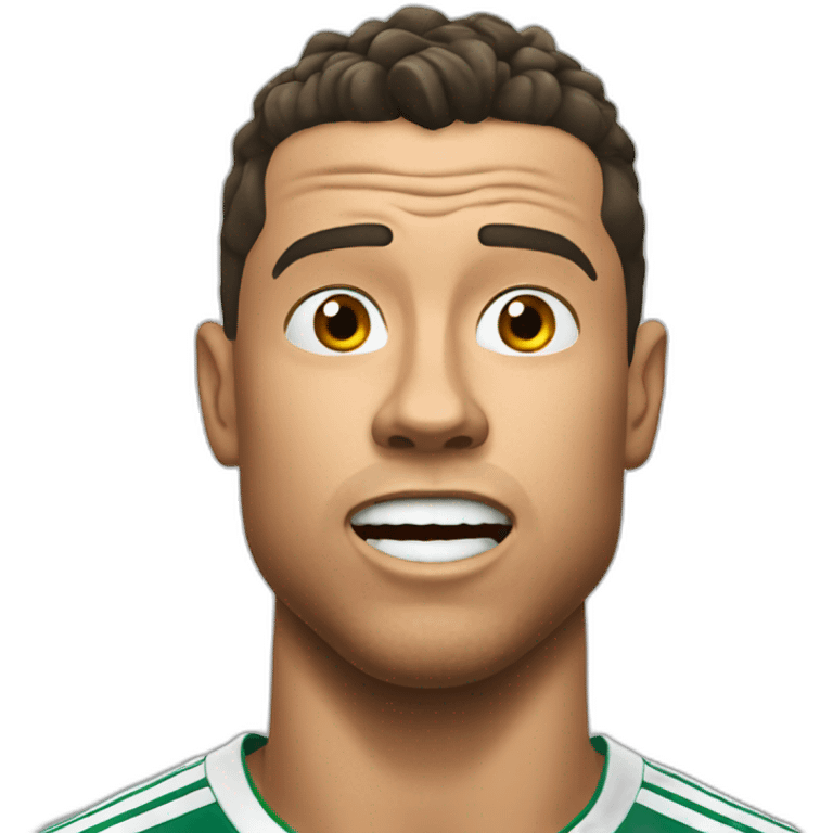 Ronaldo Shocked emoji