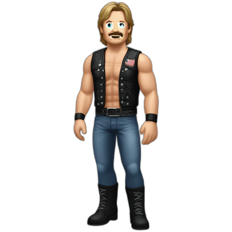 Roddy Piper WWE full body emoji