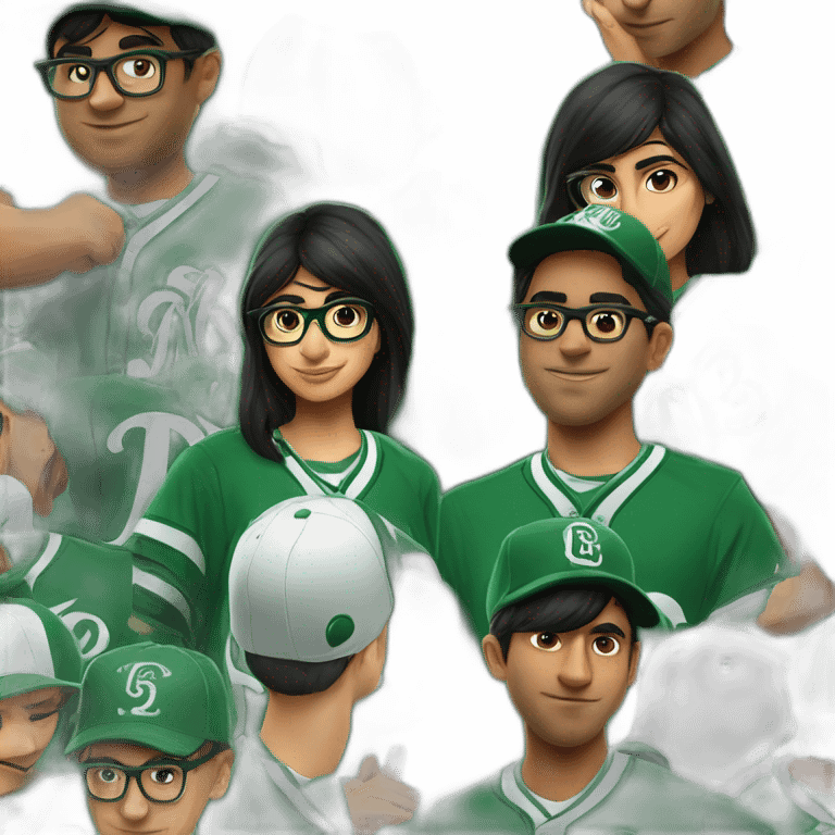 Mia Khalifa slytherin baseball tshirt emoji