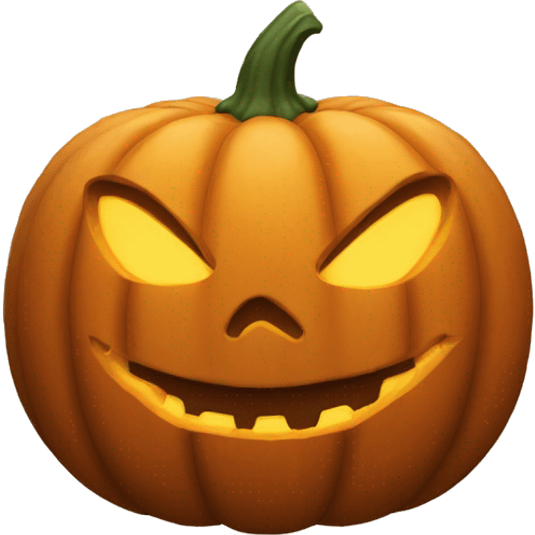 Big pumpkin carved emoji