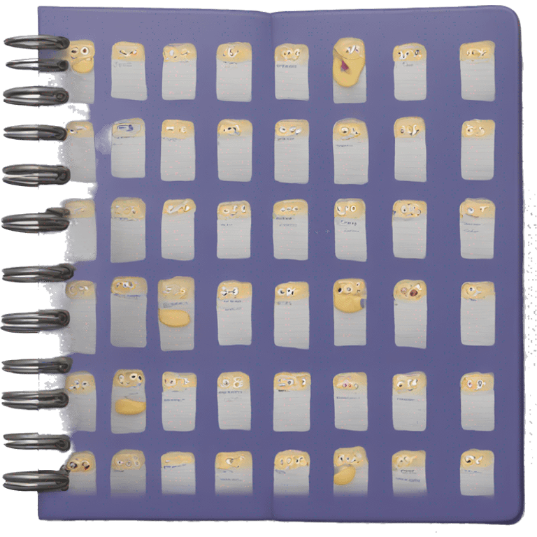 Daily planner book emoji