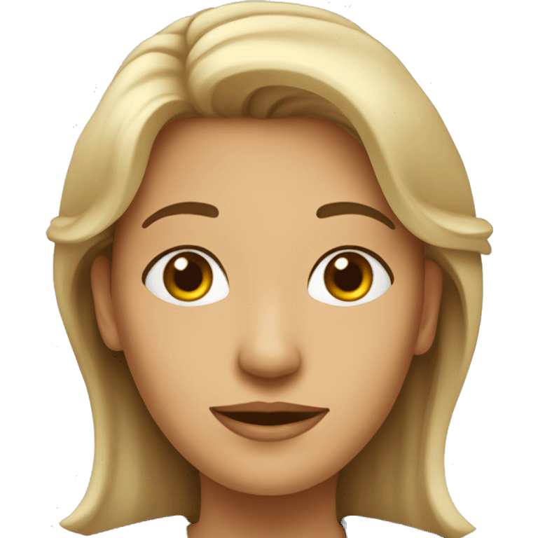 une femme étoile emoji