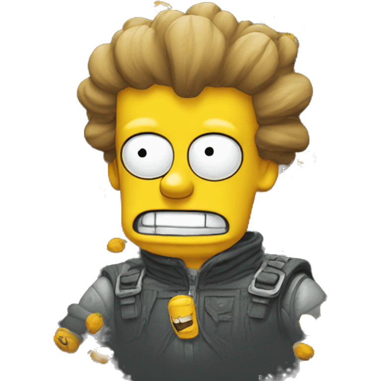 Bart Simpson version Halloween emoji