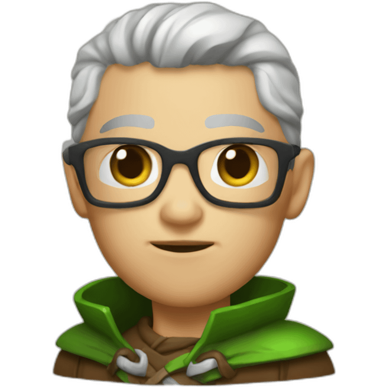 Vegetarian dungeon master emoji