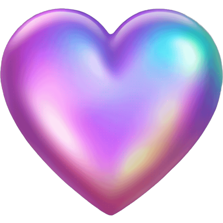 iridescent heart emoji