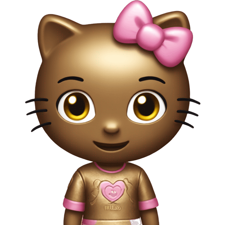 Hello kitty bronce emoji