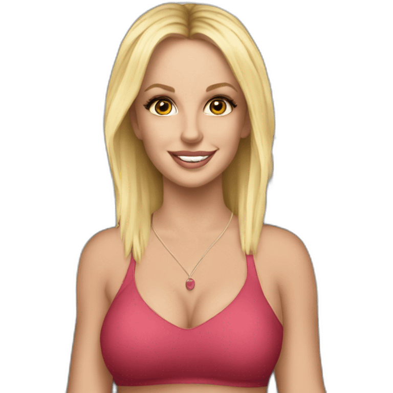 Britney Spears working at GAS station emoji