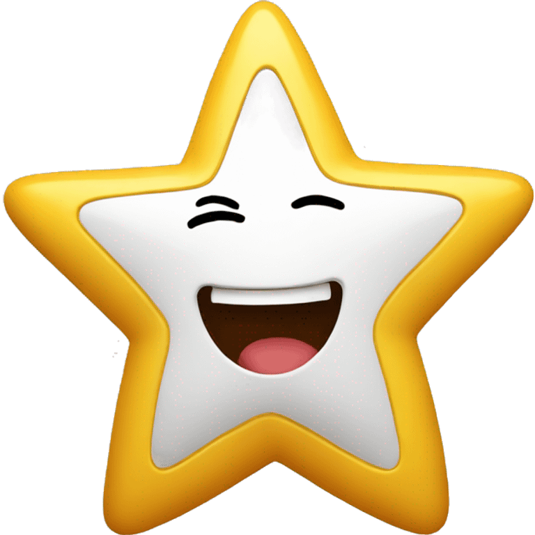 a happy star emoji