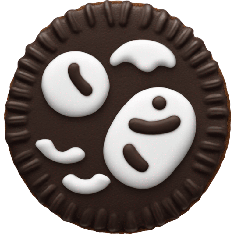 Galleta oreo  emoji