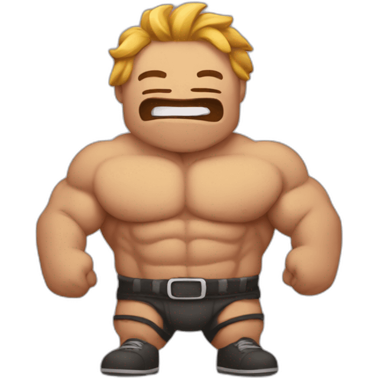 muscular emoji