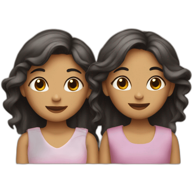 two girls in love emoji