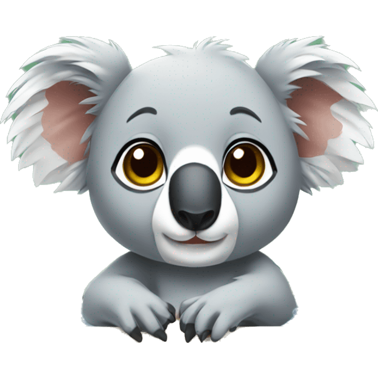 Koala in a spa emoji