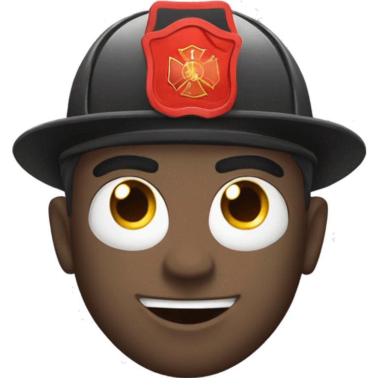 Firefighter emblem emoji