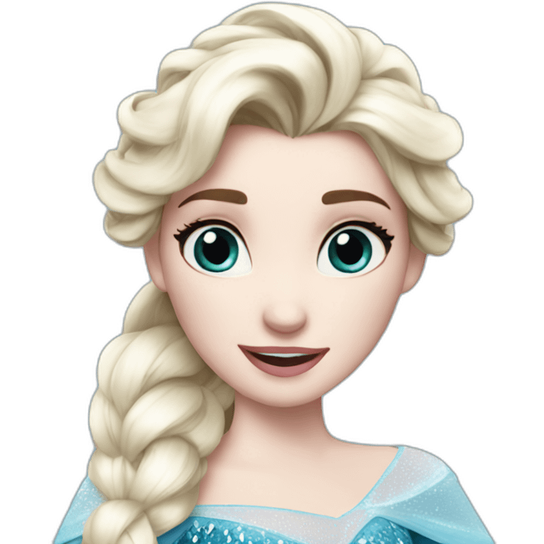 Elsa frozen emoji