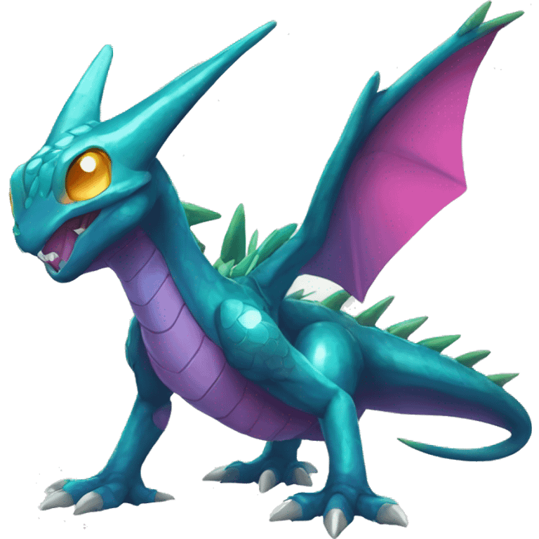 Shiny Colorful Heracross-Vikavolt-Dragon-Pokémon Full Body emoji