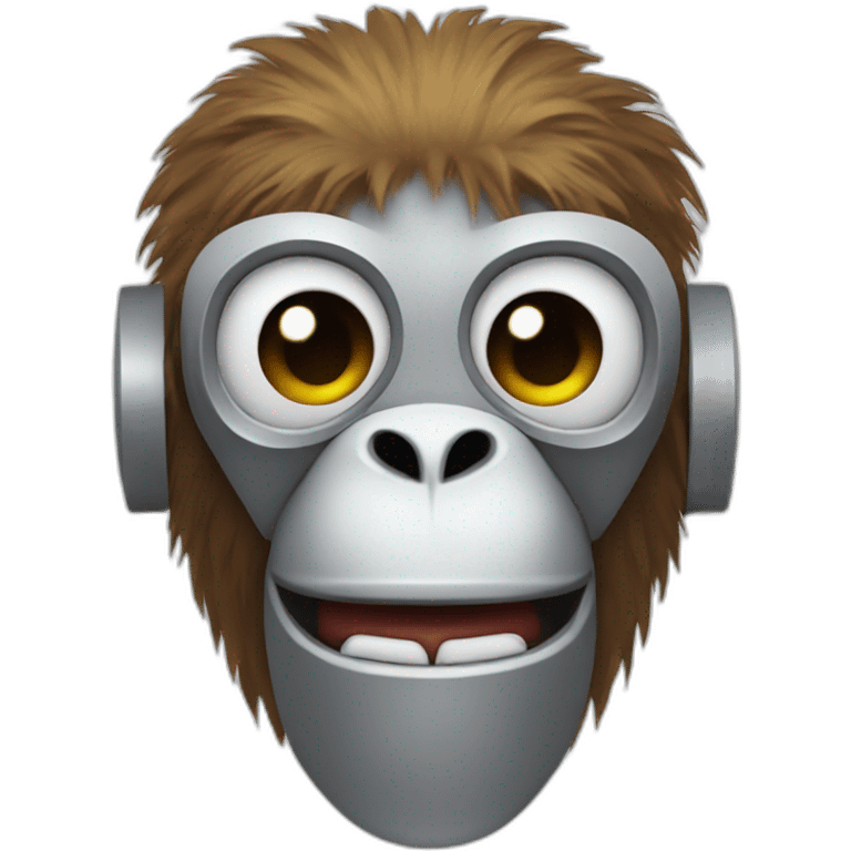 robot monkey emoji