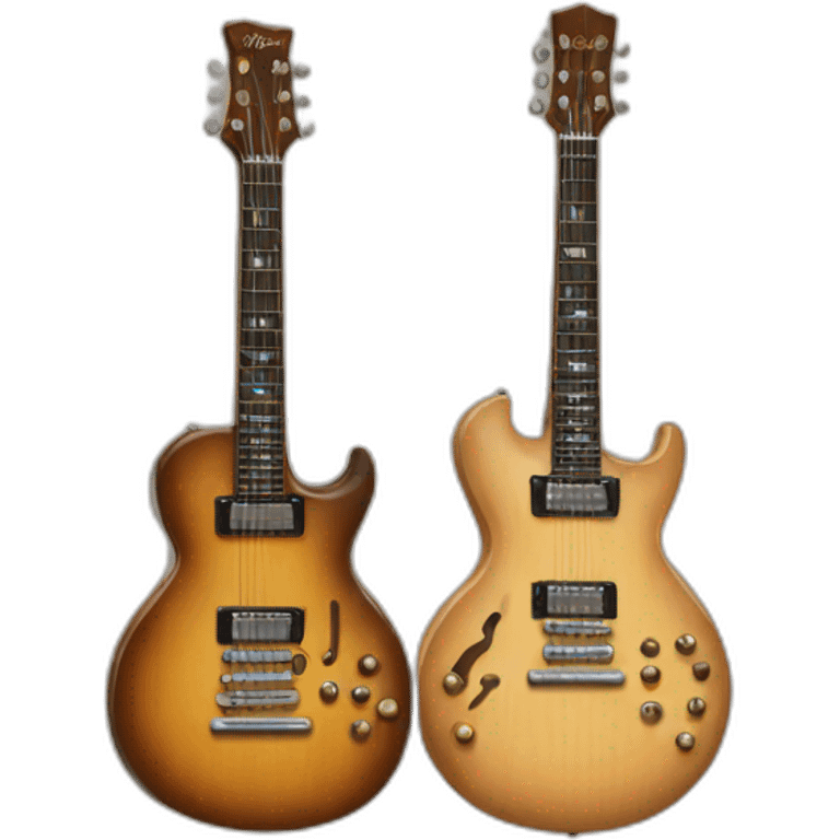 those guitars that are like double guitars emoji