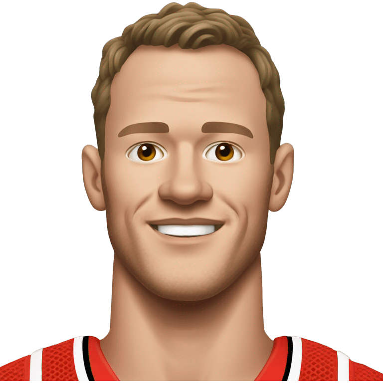 Jonathan Toews as beach bum emoji