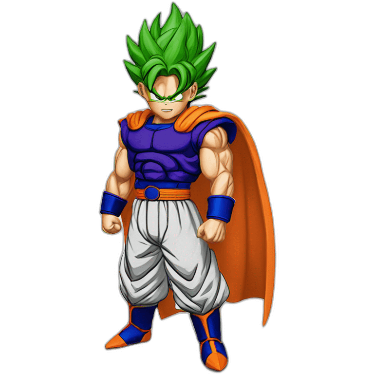 Orange piccolo dragon ball film super hero emoji