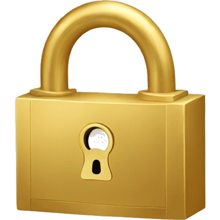 golden lock emoji