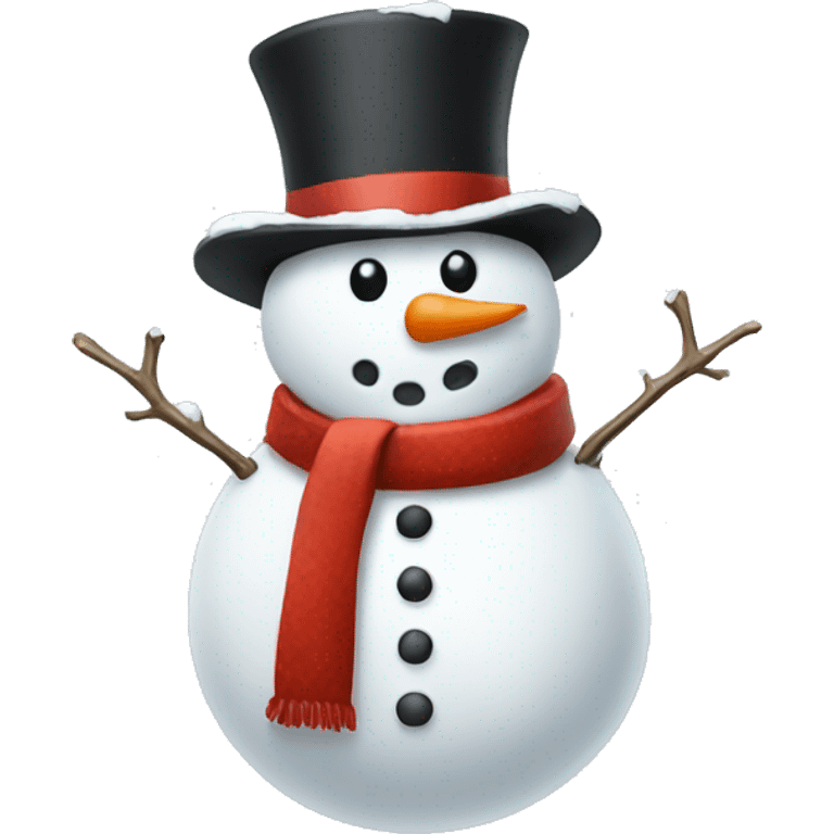 full body christmas hat snowman emoji