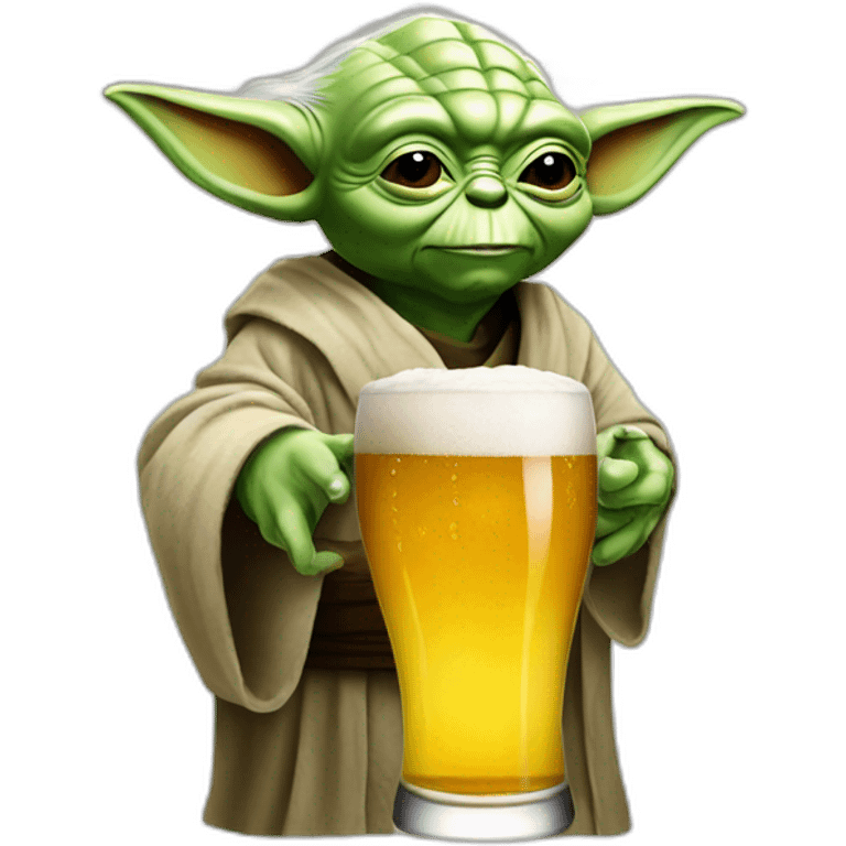 Yoda-starwars-drink-beer emoji